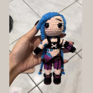 amigurumi-jinx-arcane-league-of-legends